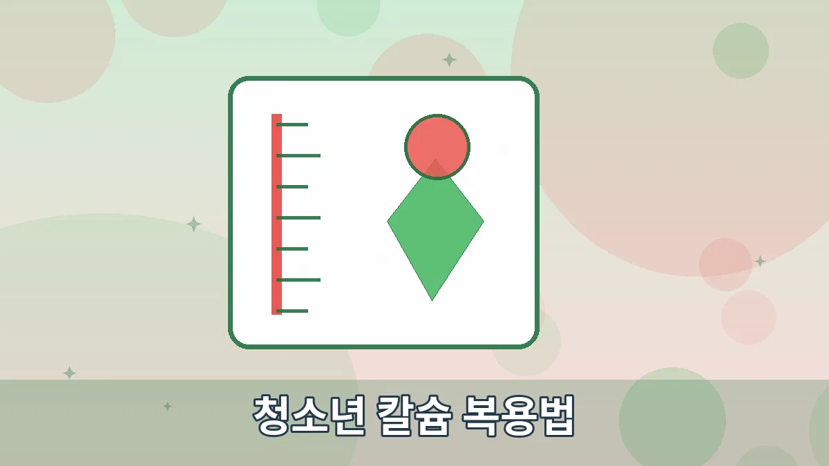 청소년 칼슘 복용법 안내 이미지 3